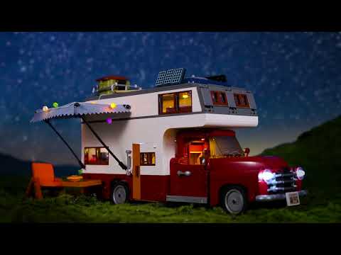 Lumibricks (formerly Funwhole) Camper Van video review featuring modular light-up brick set, interior details, and build highlights